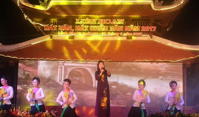 Hà Nam: Khai mạc Liên hoan hát văn, chầu văn toàn quốc