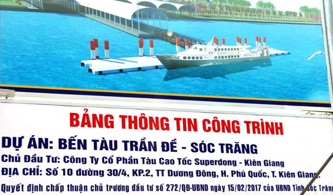 Đưa tàu cao tốc Sóc Trăng - Côn Đảo vào vận hành thương mại