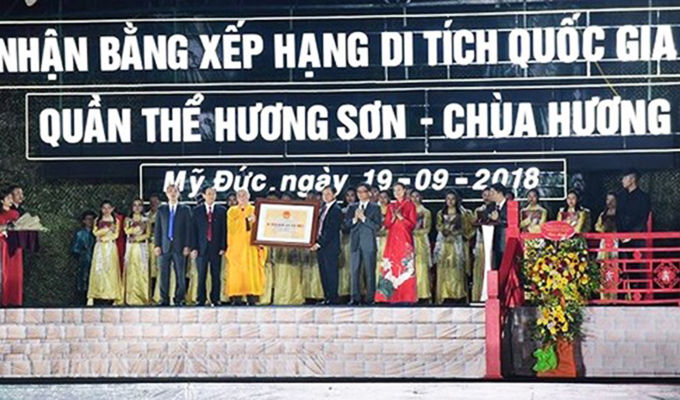 Ha Noi: Huong Son complex named special national relic site