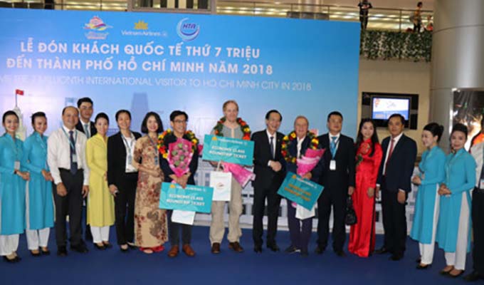 HCM City welcomes its 7 millionth foreign tourist