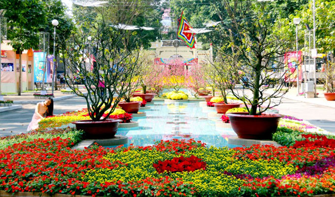 Festival des fleurs de Tao Dàn, retour au printemps au Sud