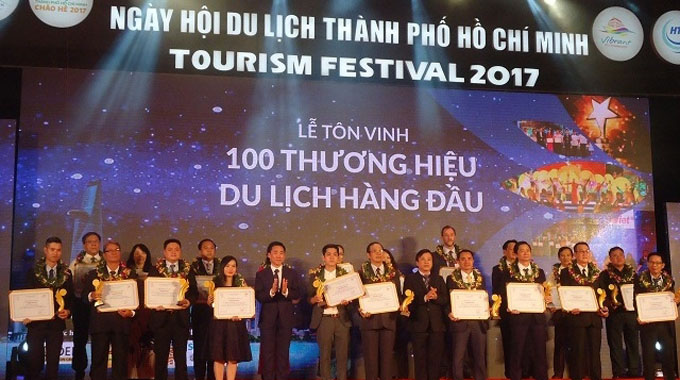 Top 100 tourism brands in Ho Chi Minh City honoured