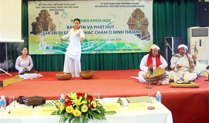 Measures sought to preserve Cham musical heritage