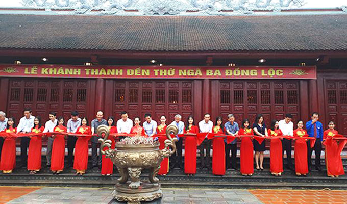 Khánh thành Đền thờ tại khu di tích lịch sử Ngã ba Đồng Lộc