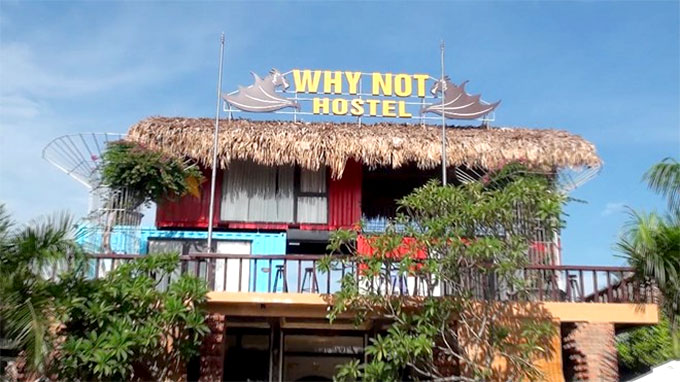 Colourful container hostel in Quang Binh attracts visitors