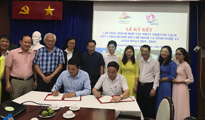 Nghệ An – TP. Hồ Chí Minh ký kết Chương trình Hợp tác phát triển Du lịch giai đoạn 2019 - 2025