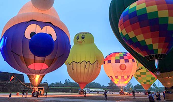 10 khinh khí cầu khổng lồ sẽ bay trên bầu trời Cố đô dịp Festival nghề truyền thống Huế 2019