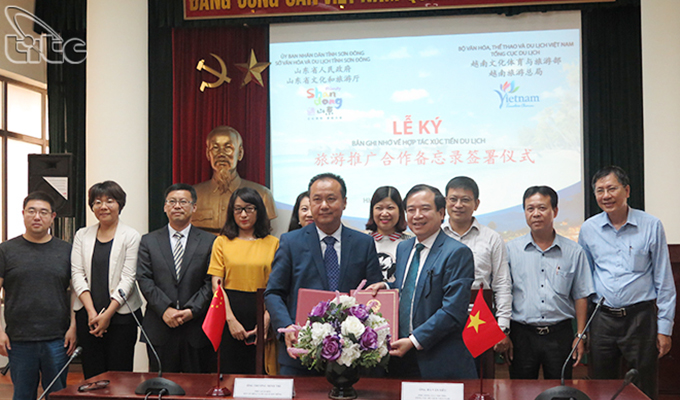 Việt Nam đẩy mạnh hợp tác xúc tiến du lịch với Sơn Đông (Trung Quốc)
