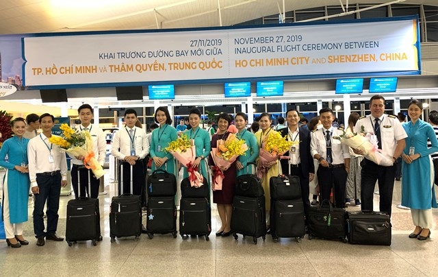 VNA khai trương đường bay Việt Nam và Thâm Quyến