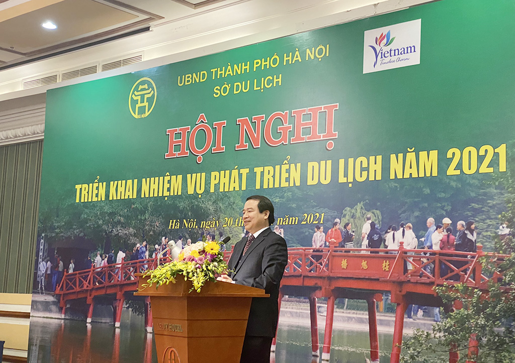 Phó Tổng cục trưởng Hà Văn Siêu dự Hội nghị triển khai nhiệm vụ phát triển du lịch Hà Nội năm 2021