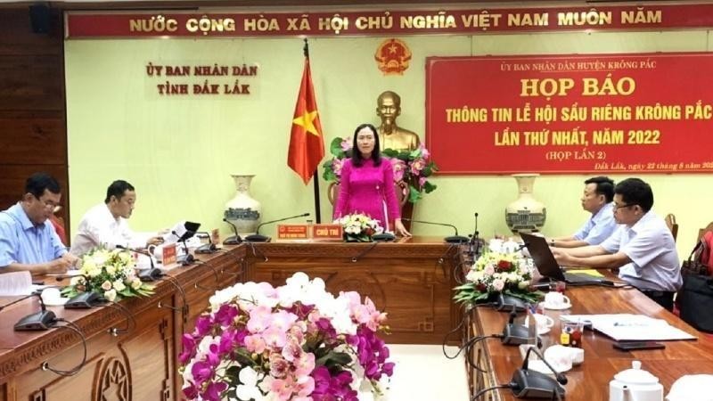 Đắk Lắk: Lễ hội sầu riêng huyện Krông Pắc lần I năm 2022