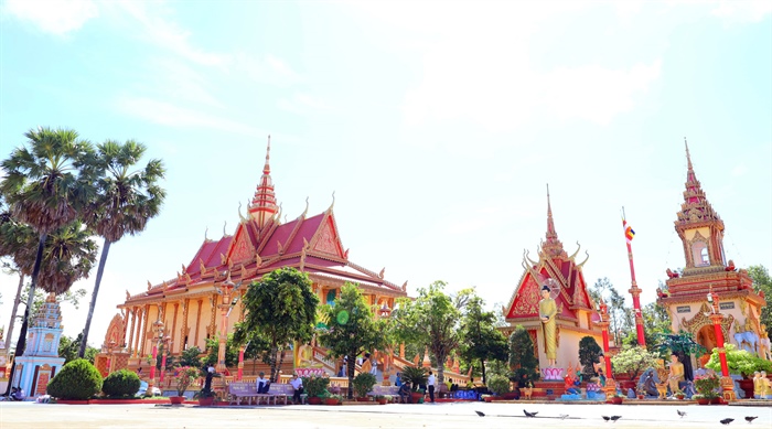 Chùa Xiêm Cán của cộng đồng Khmer ở Bạc Liêu: Điểm du lịch tiêu biểu Đồng bằng sông Cửu Long