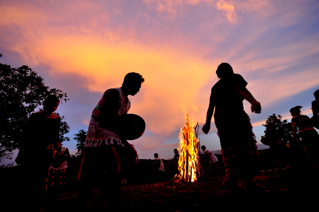 Gong dance in Central Highlands