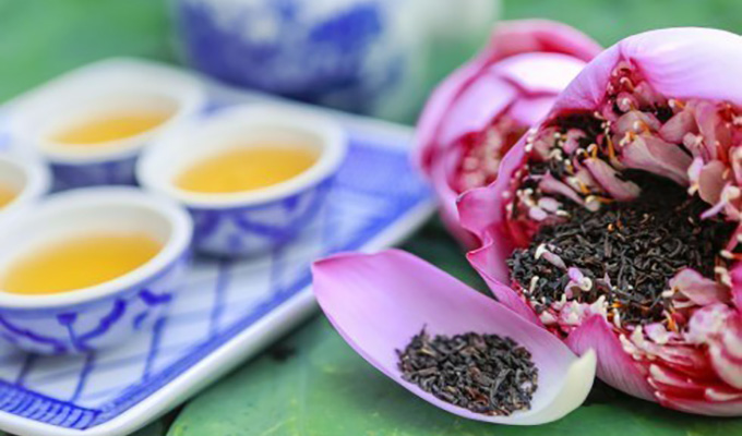 Projet de promotion du thé au lotus à Ha Noi