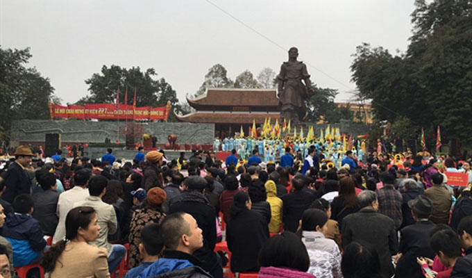Célébration des 227 ans de la victoire de Ngoc Hôi-Dông Da