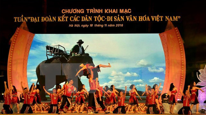 Semaine de la solidarité des ethnies et des patrimoines culturels du Viet Nam