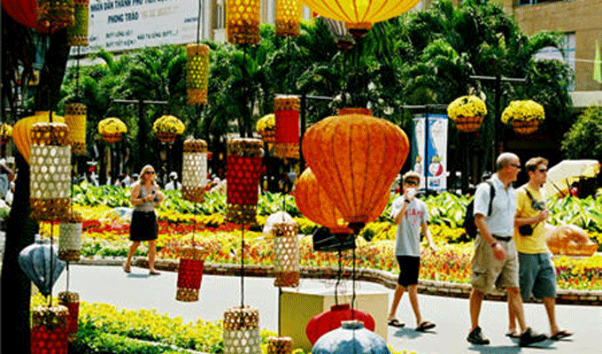 Hausse de 13 % du nombre de visiteurs étrangers à Ho Chi Minh-Ville