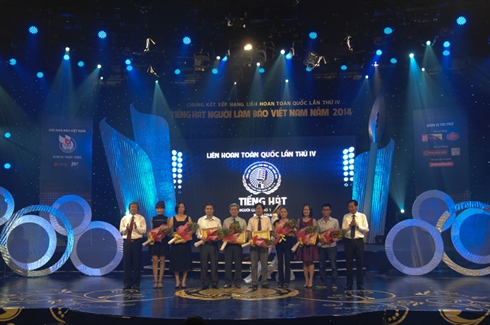 Finale du Festival national de chant des journalistes du Vietnam 2014