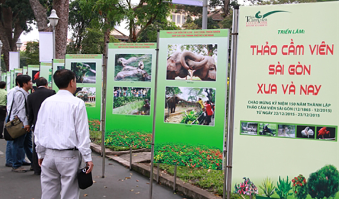 Expo: le Jardin botanique et zoologique de Sai Gon d’antan et d’aujourd’hui