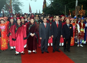 La Fête du culte des rois Hung célébrée dans tout le pays