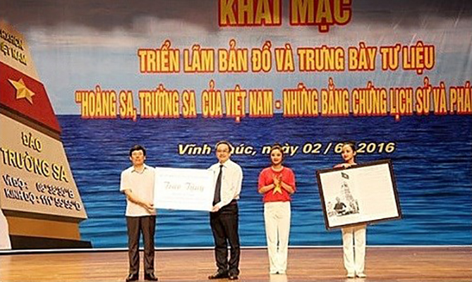 Vinh Phuc: exposition sur Hoàng Sa, Truong Sa du Viet Nam 