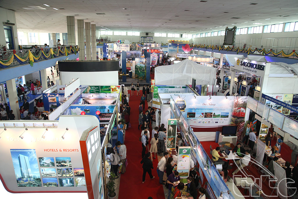 Các gian hàng trong Hội chợ Du lịch Quốc tế Việt Nam - VITM Hà Nội 2014
