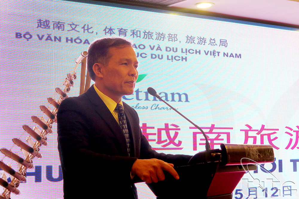 Phó Tổng cục trưởng Ngô Hoài Chung phát biểu khai mạc Roadshow Nam Ninh