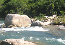 Having fun and a massage at Da Giang Stream