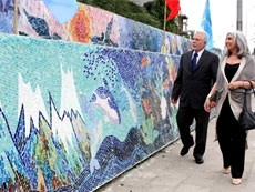 Argentinan picture of Hanoi ceramic way inaugurated 