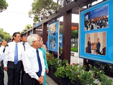 Exhibitions held on HCMC development and integration 