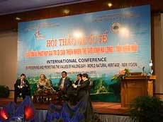 Int'l conference on “preserving and developing the values of Ha Long Bay world natural heritage - new vision”