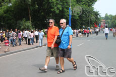 Hanoi attracts increasing numbers of tourists 