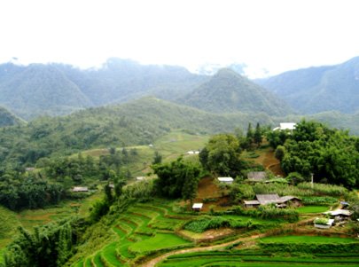 Tramping around Cat Cat Village