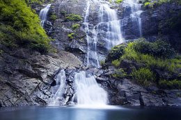 Chapor Waterfall appeals to adventurers