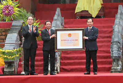 Lam Kinh historical Site recognized as a Special National Relic