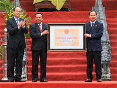 Lam Kinh site honoured as special national relic