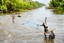 Le canal de Vinh Tê