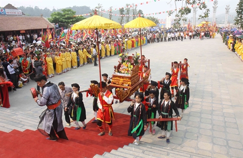 Ouverture de la fête de Tây Thiên à Vinh Phuc