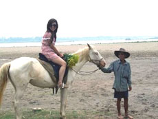 Cưỡi ngựa sông Hồng - trò mới hút giới trẻ Hà Nội 
