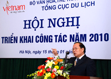 Tổng cục Du lịch tổ chức Hội nghị triển khai nhiệm vụ 2010