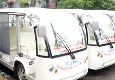 Mở hai tour du lịch phố cổ Hà Nội bằng ôtô điện