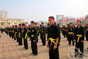 Liên hoan biểu diễn võ thuật cổ truyền “Hào khí Thăng Long”