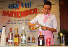 Bình Thuận: Hội thi Bartender ngành du lịch lần thứ 1/2011