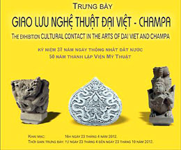 Trưng bày về giao lưu văn hóa Đại Việt và Chămpa