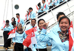 Việt Nam là điểm dừng đầu tiên của Tàu Thanh niên Đông Nam Á 2012 