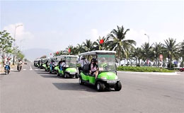 Đà Nẵng đưa thêm dịch vụ du lịch bằng xe điện vào khai thác