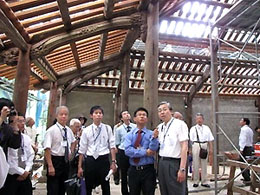 Hợp tác Việt-Nhật về bảo tồn kiến trúc gỗ truyền thống