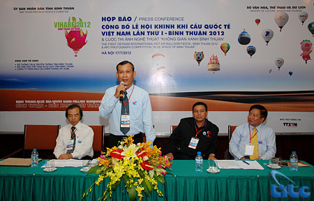Chuẩn bị tổ chức Lễ hội Khinh khí cầu quốc tế Việt Nam lần thứ nhất – Bình Thuận 2012