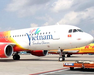 Máy bay của VietJet Air sơn biểu tượng du lịch Việt Nam