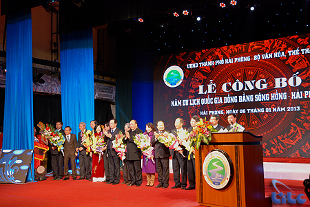 Lễ công bố Năm Du lịch quốc gia Đồng bằng sông Hồng – Hải Phòng 2013